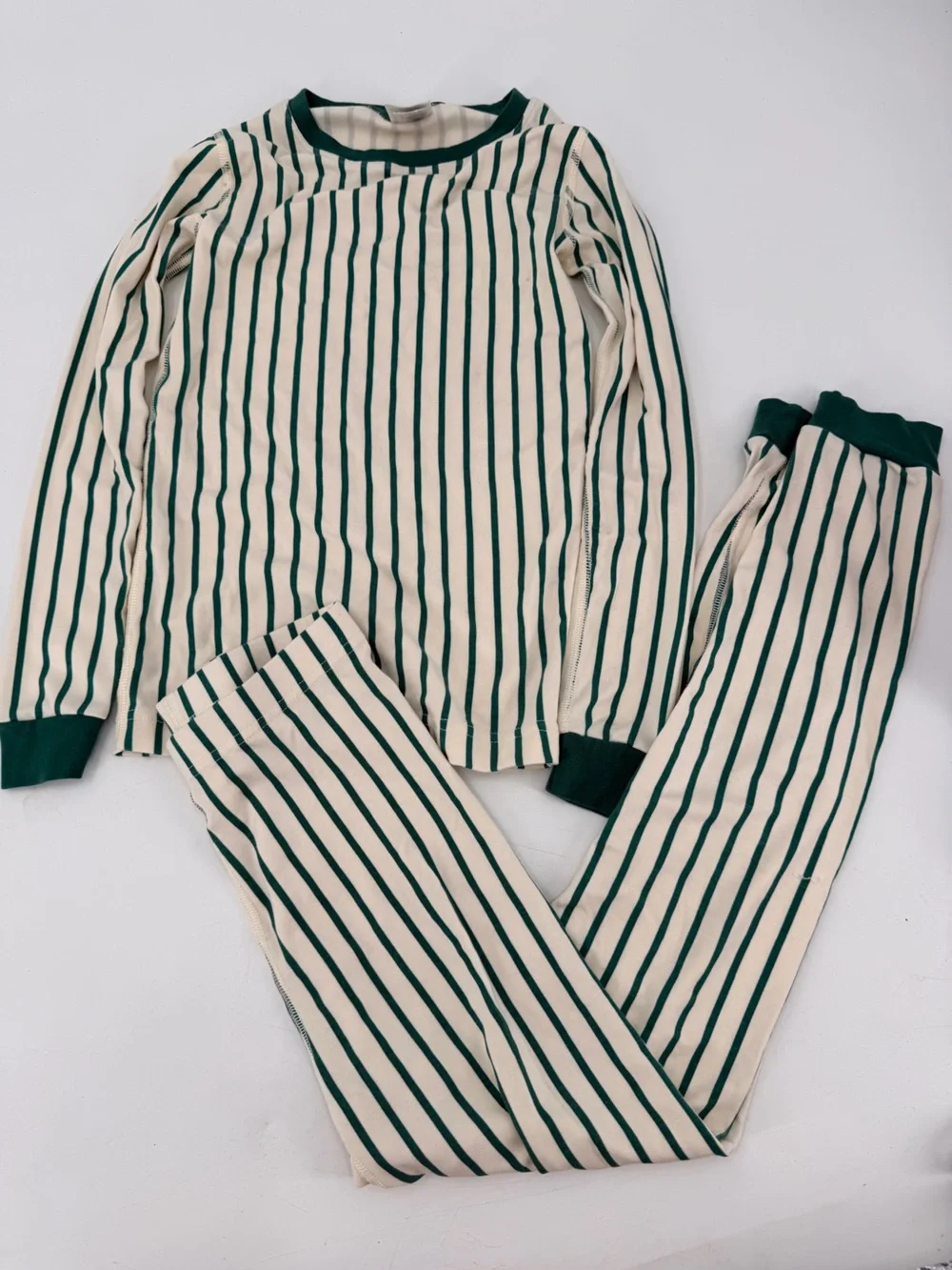 Hanna Andersson Hannasoft Tencel Modal Stripe  Pajamas 130 8